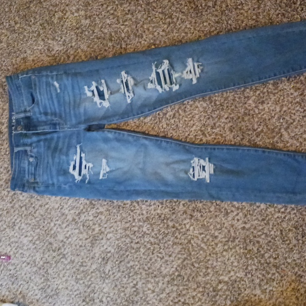 American eagle stretchy skinny jeans size 4